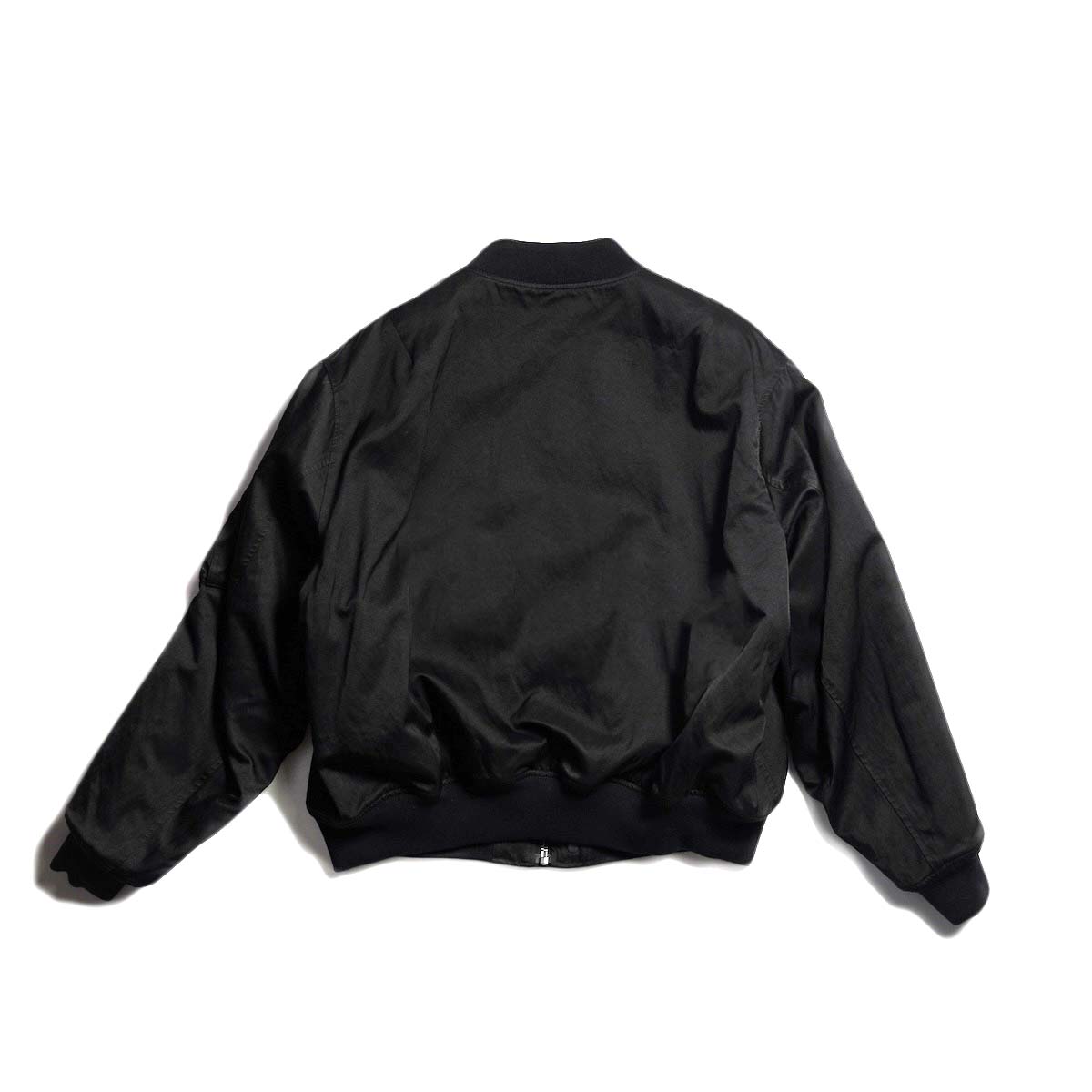 A.PRESSE / Vintage Silk L-2B Flight Jacket (Black)