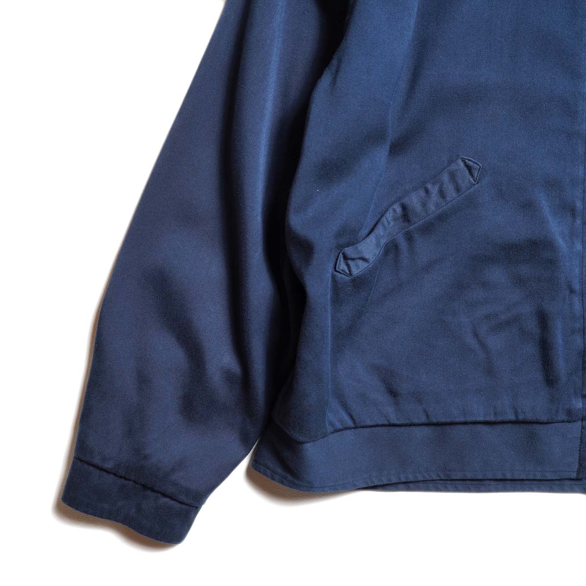 A.PRESSE / Washed Silk Rayon Gabardine Jacket (Blue)
