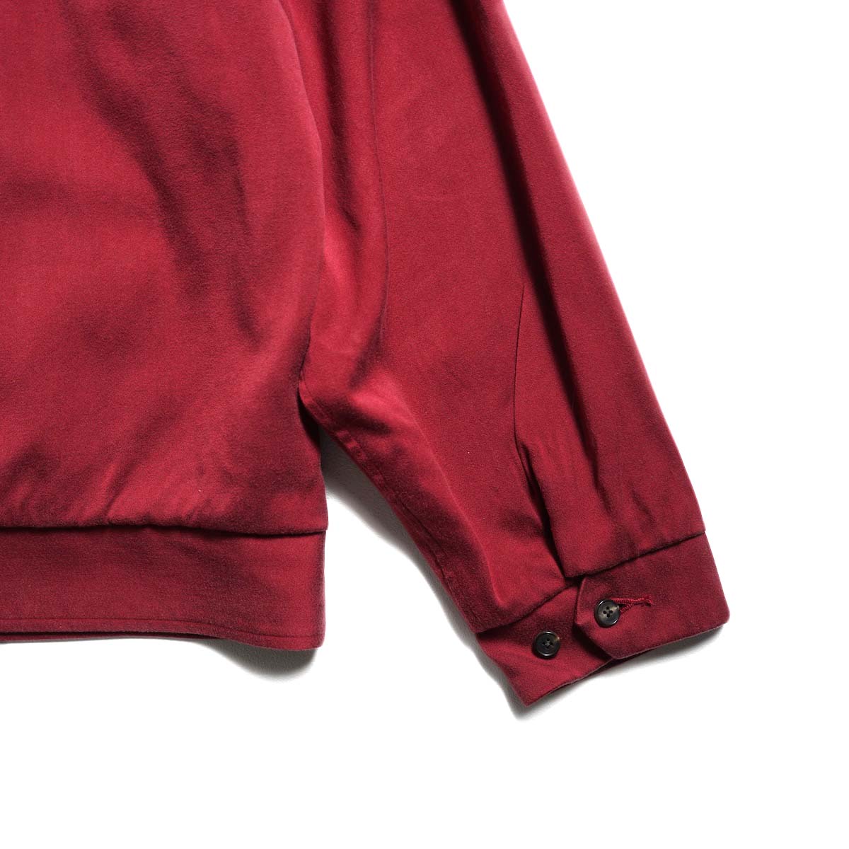 A.PRESSE / Washed Silk Rayon Gabardine Jacket (Red)