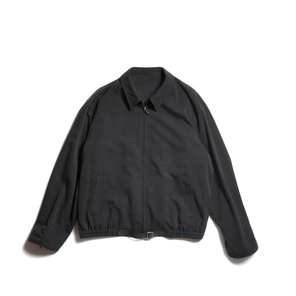 A.PRESSE / Washed Silk Souvenir Jacket (Black)