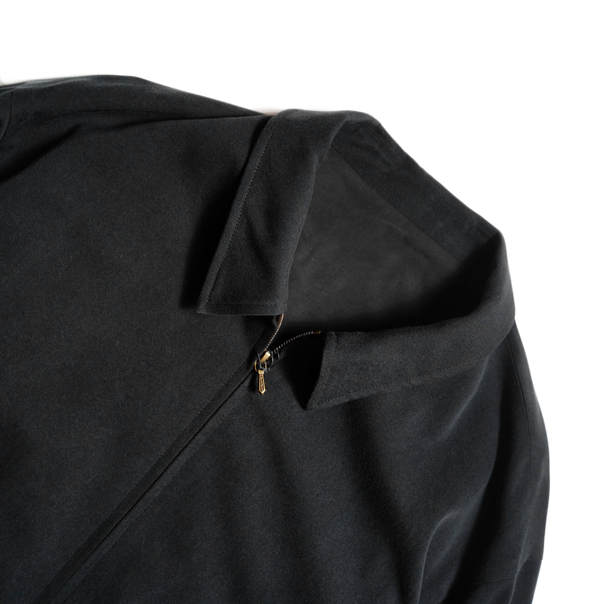 A.PRESSE / Washed Silk Souvenir Jacket (Black)