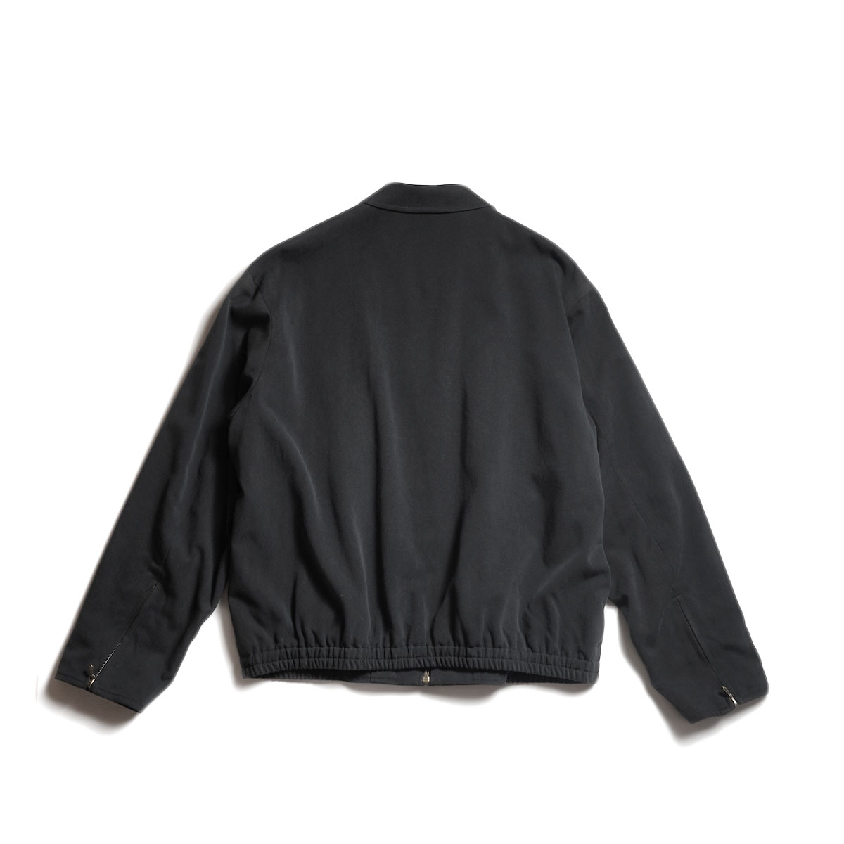 A.PRESSE / Washed Silk Souvenir Jacket (Black)