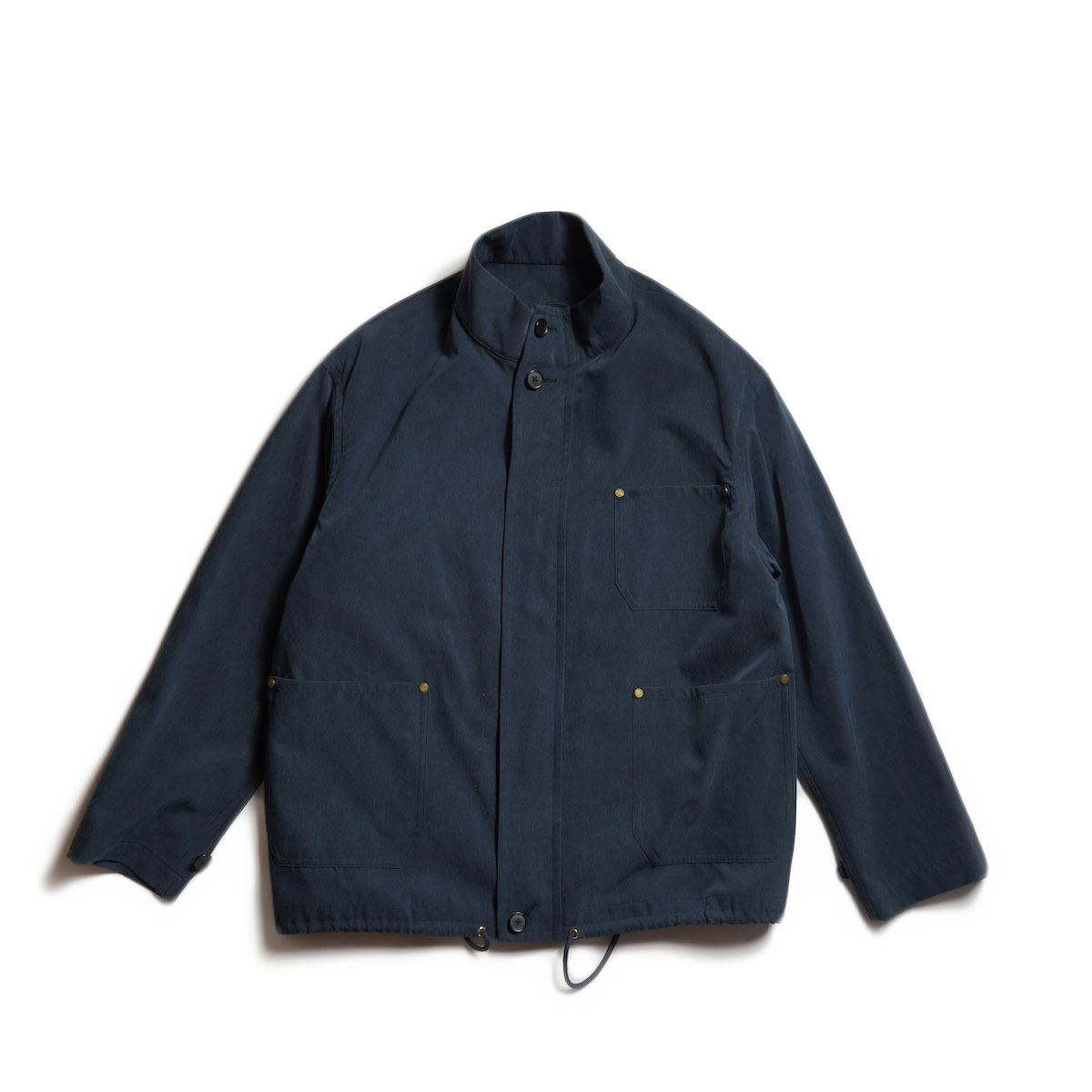 A.PRESSE / Cotton Silk Yacht Jacket (Navy)