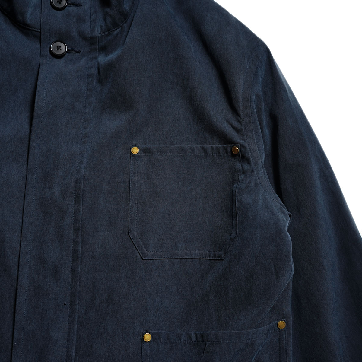A.PRESSE / Cotton Silk Yacht Jacket (Navy)