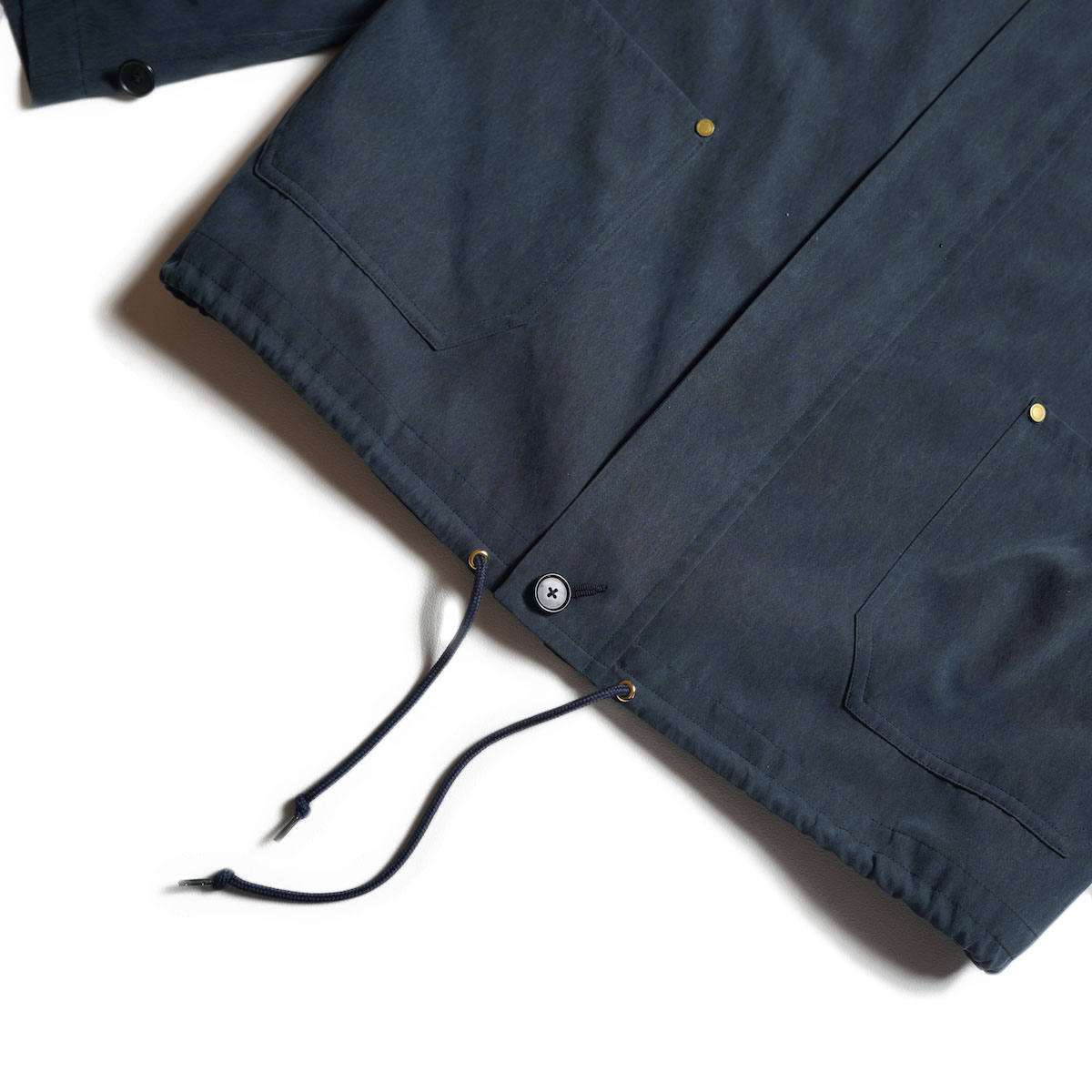 A.PRESSE / Cotton Silk Yacht Jacket (Navy)