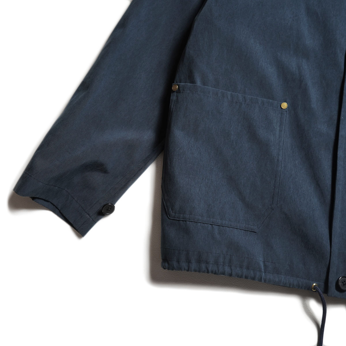 A.PRESSE / Cotton Silk Yacht Jacket (Navy)
