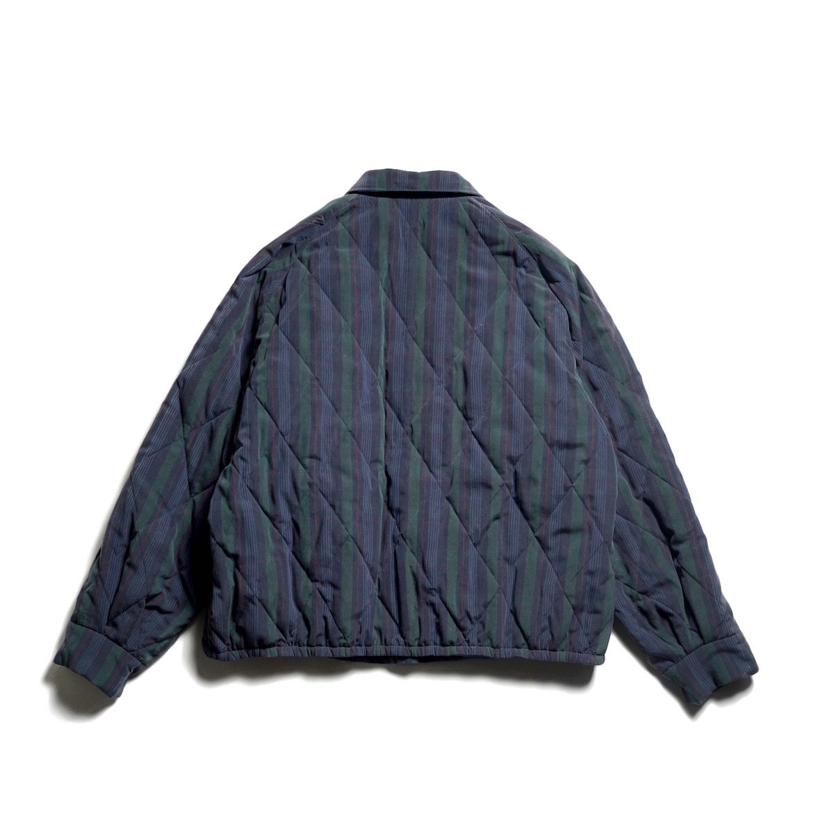 A.PRESSE / Washed Silk Rayon Reversible Souvenir Jacket (Check / Navy)