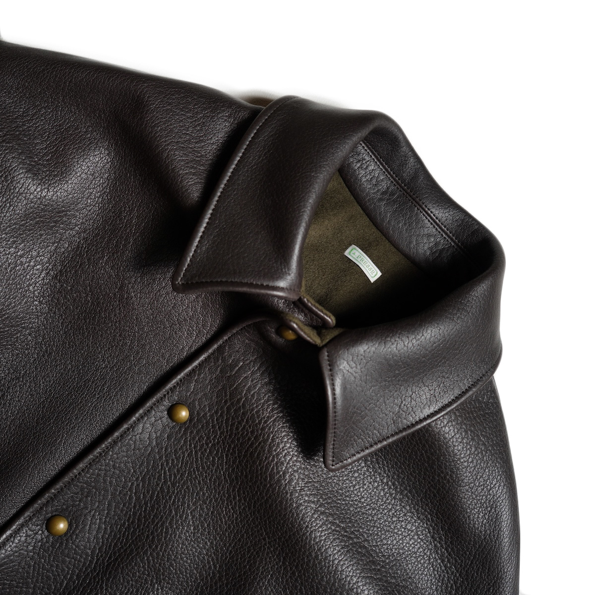 A.PRESSE / Leather A-1 Flight Jacket (Brown)