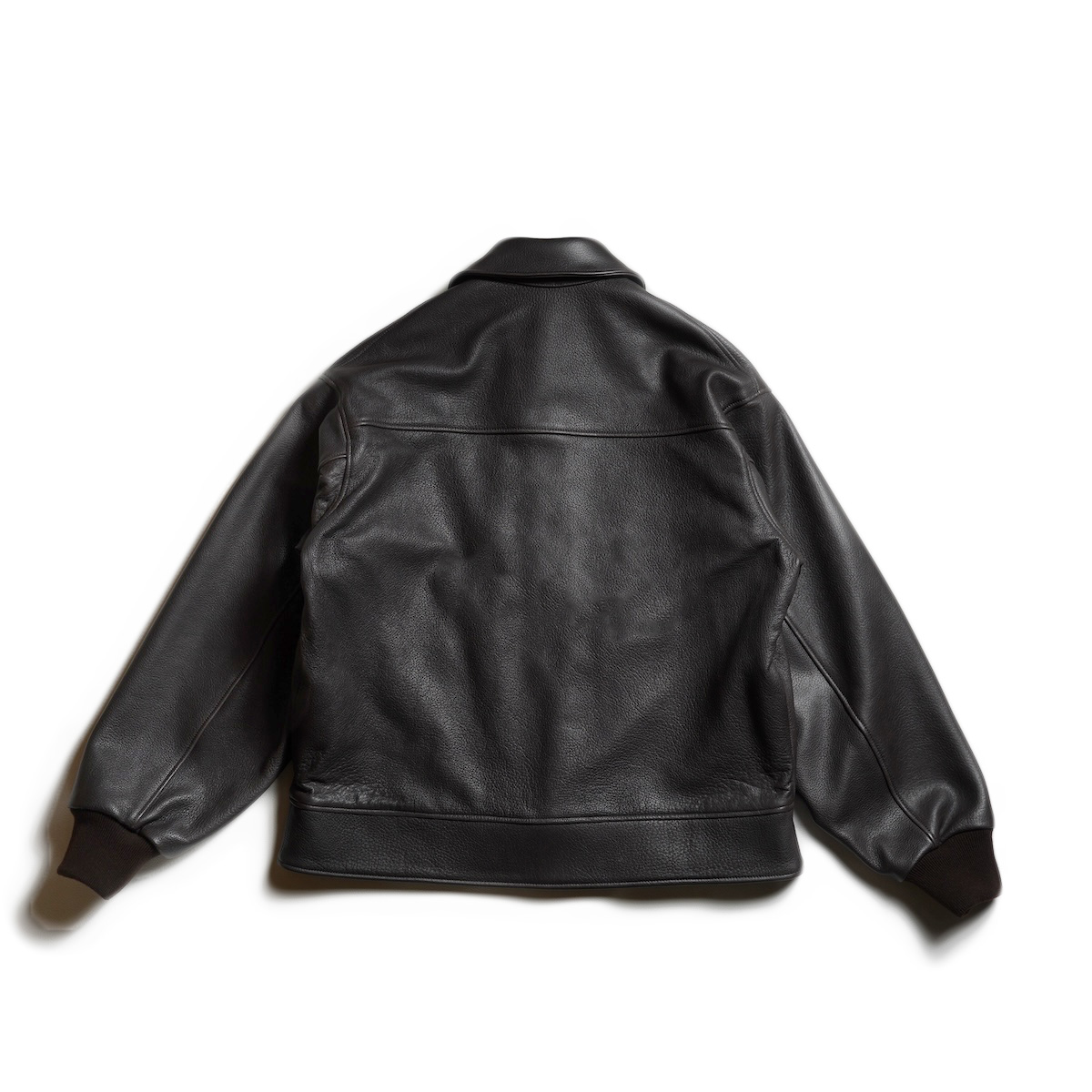 A.PRESSE / Leather A-1 Flight Jacket (Brown)