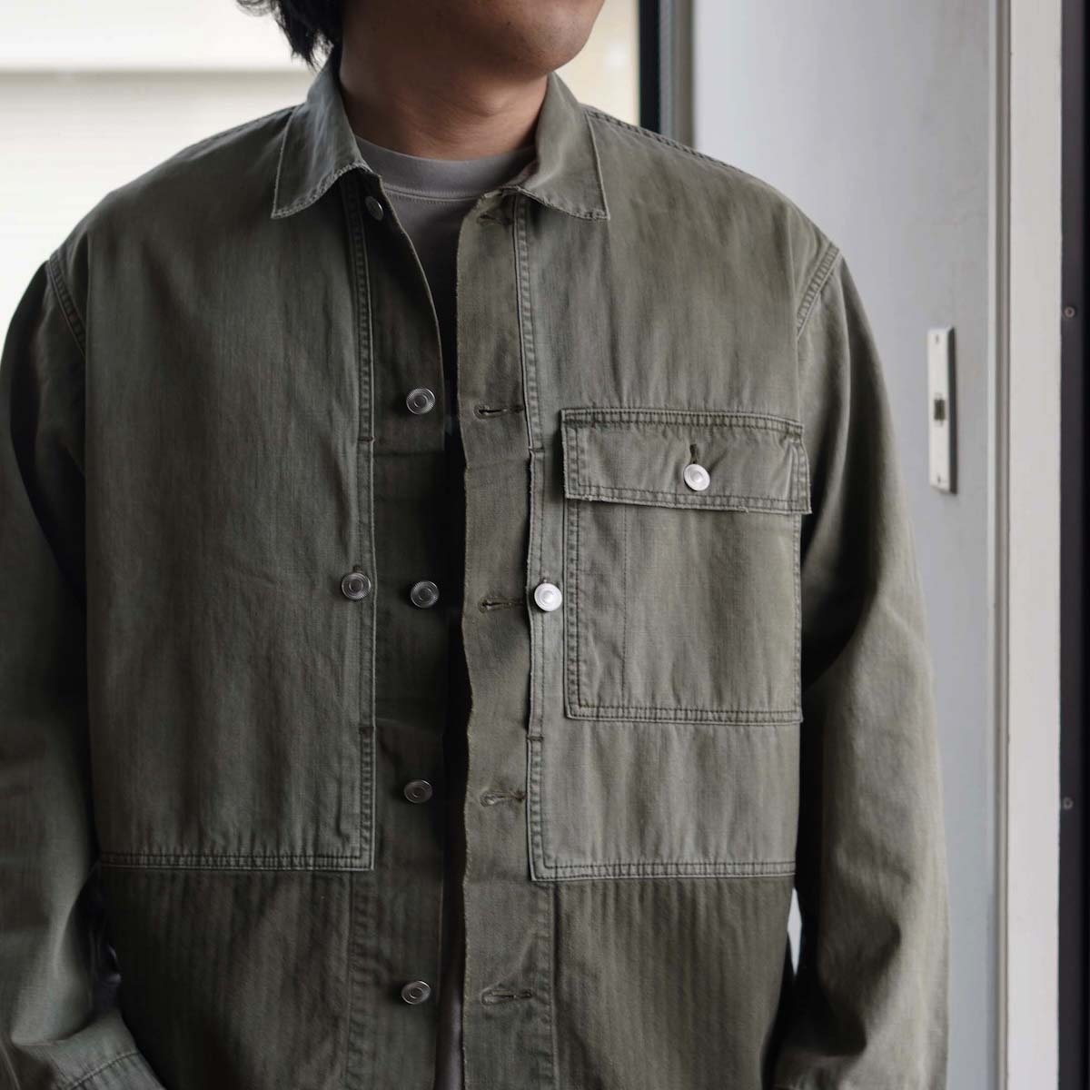 A.PRESSE / Vintage USMA HBT M-44 Jacket (Sage)