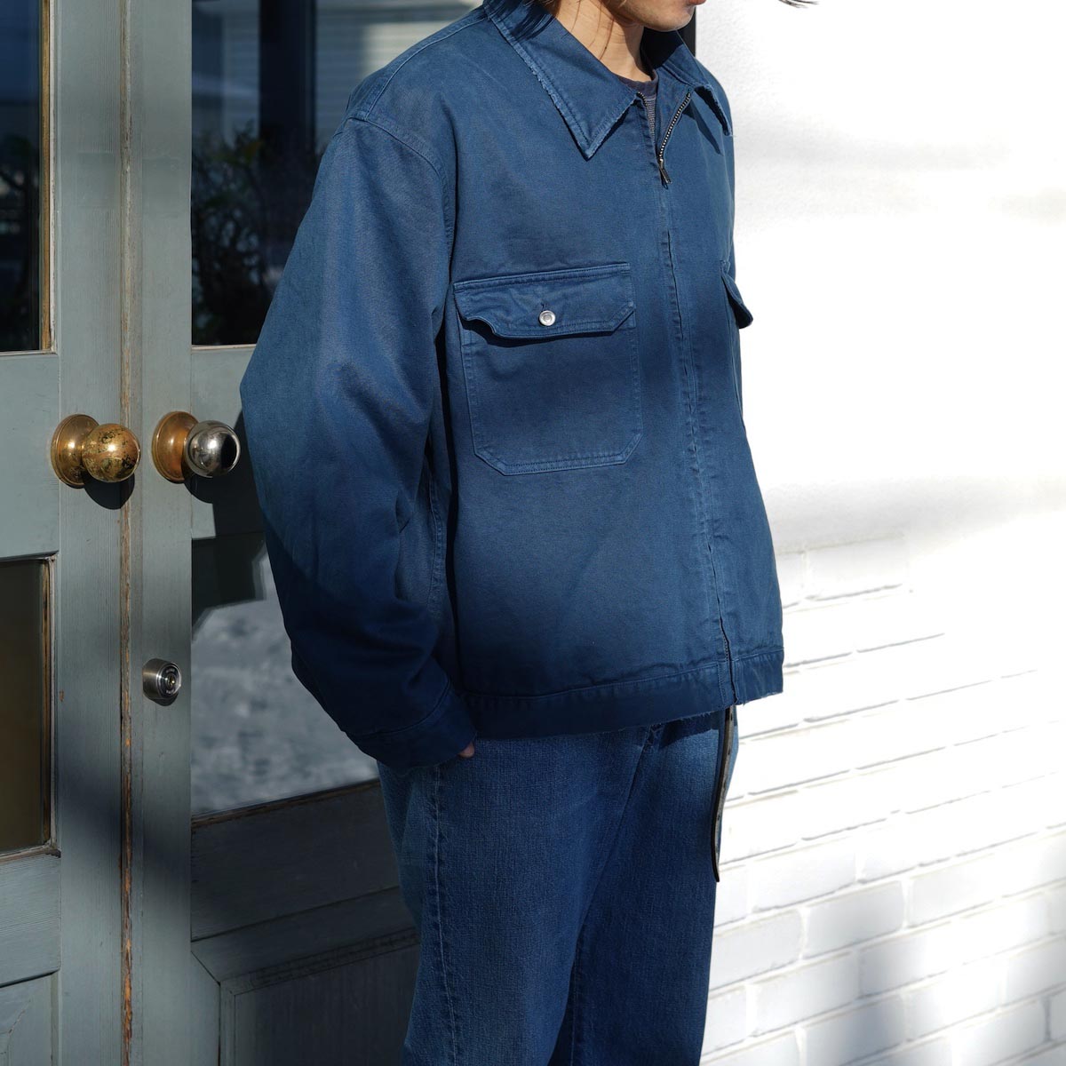 A.PRESSE / Vintage Work Jacket (Blue)