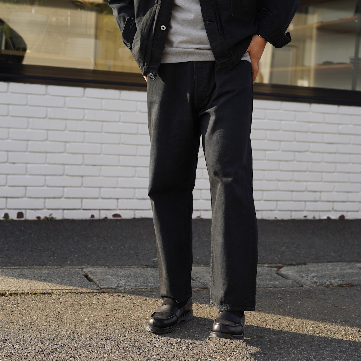 A.PRESSE / No.22 Washed Wide Denim Pants (Custom)