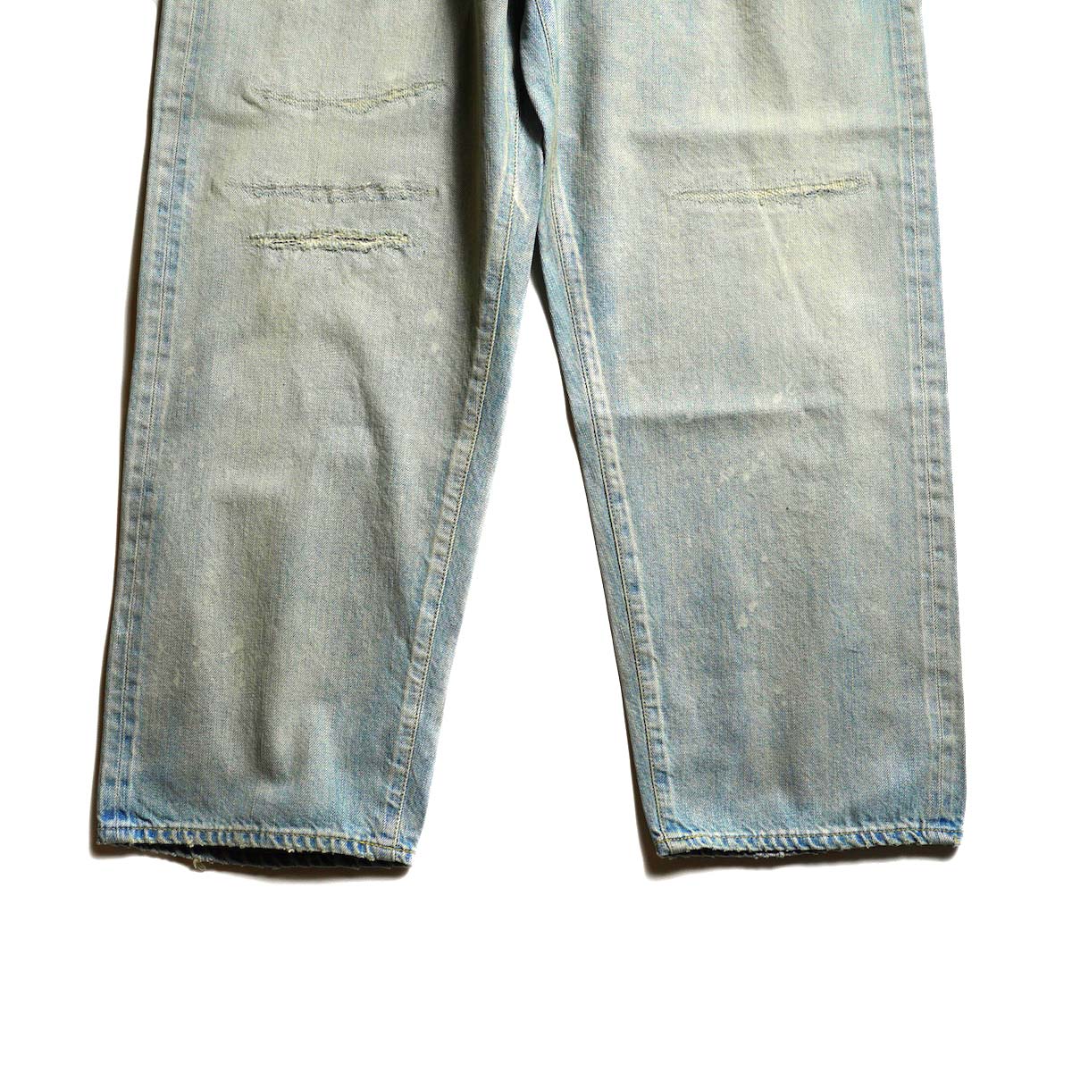 A.PRESSE / No.37 Washed Wide Denim Pants (Bleach)