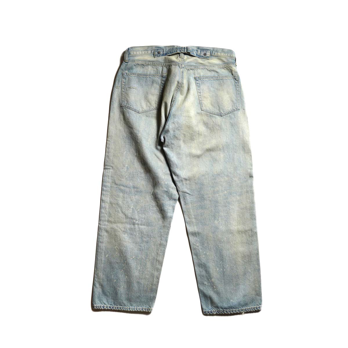 A.PRESSE / No.37 Washed Wide Denim Pants (Bleach)