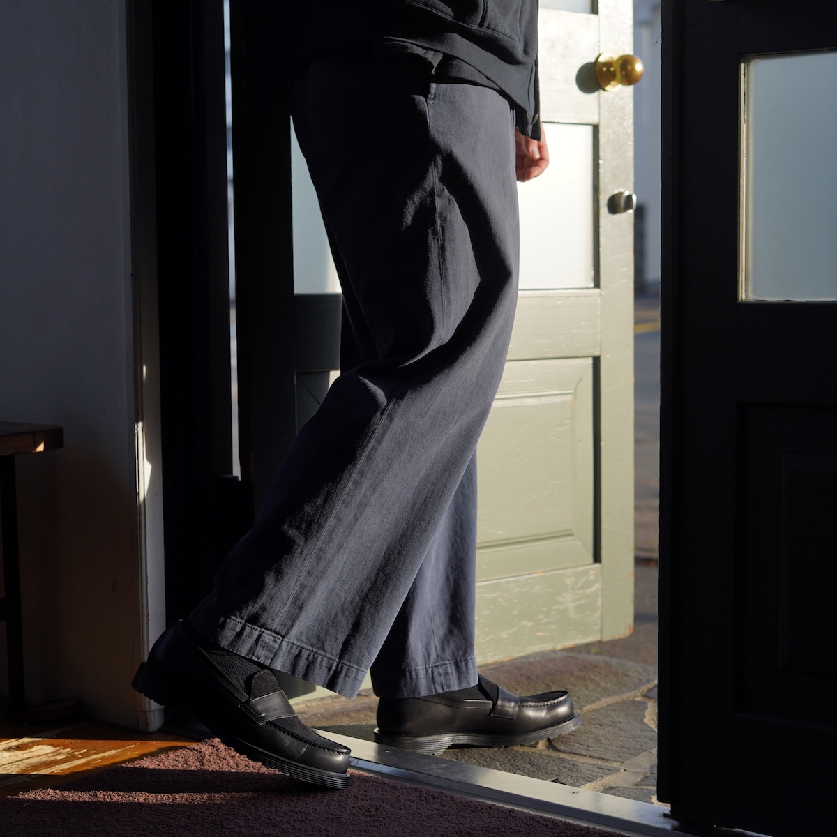 A.PRESSE / Vintage Type.4 Chino Trousers (Blue)