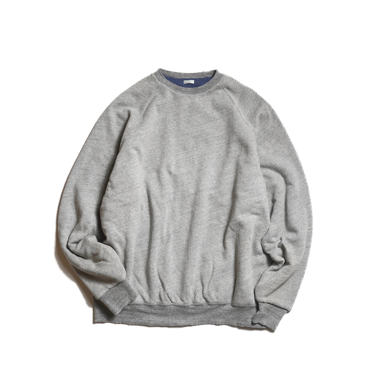A.PRESSE / Vintage Light Weight Reversible Sweatshirt (Gray / Navy)