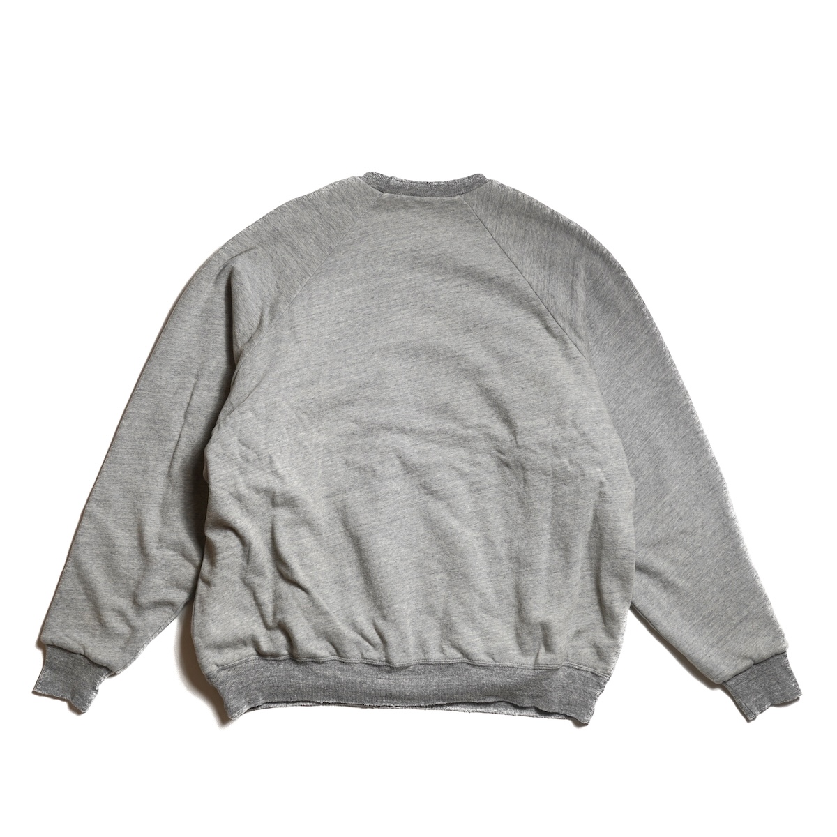 A.PRESSE / Vintage Light Weight Reversible Sweatshirt (Gray / Navy)