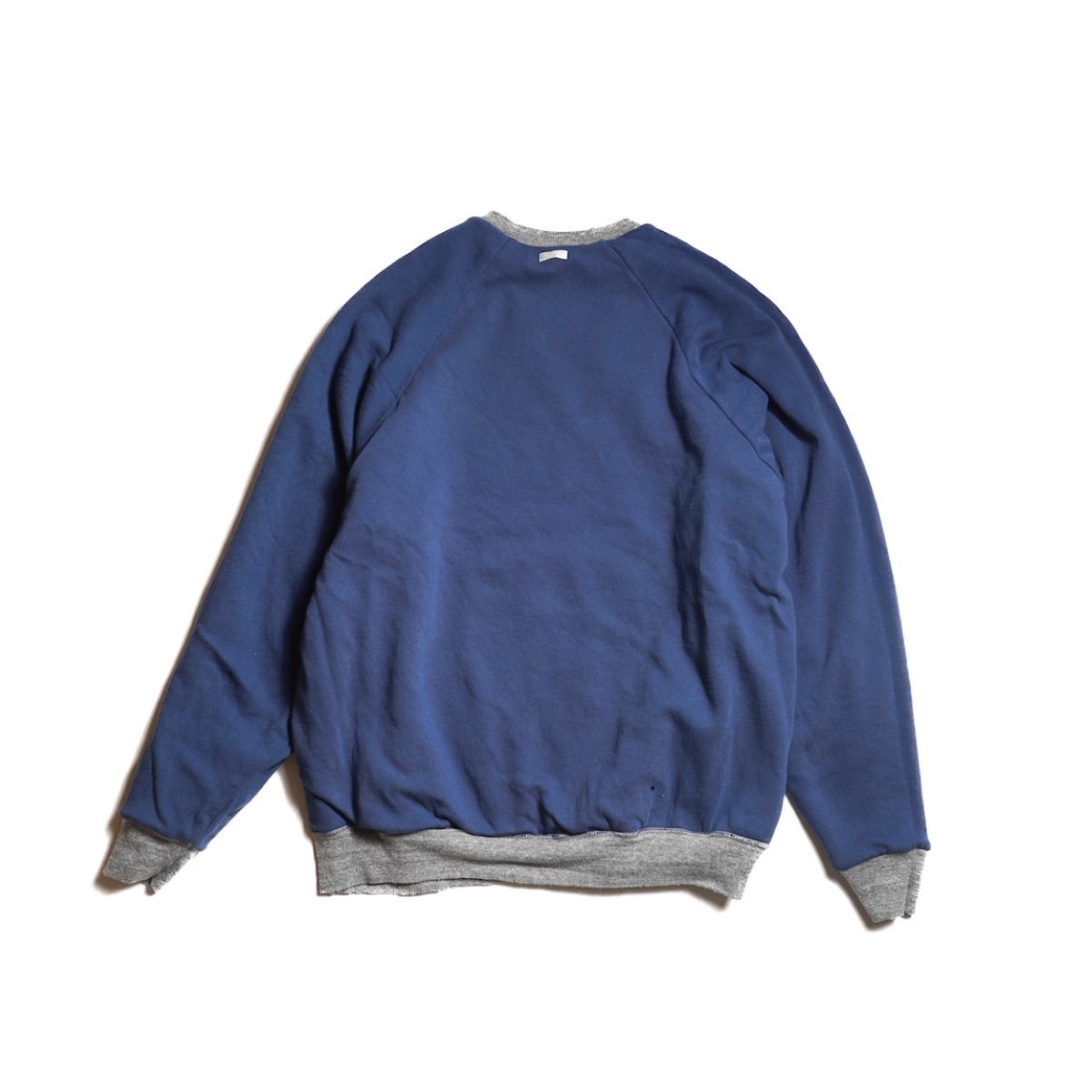 A.PRESSE / Vintage Light Weight Reversible Sweatshirt (Gray / Navy)