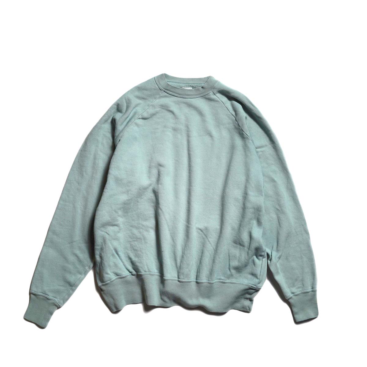 A.PRESSE / Vintage Light Weight Sweatshirt (Green)