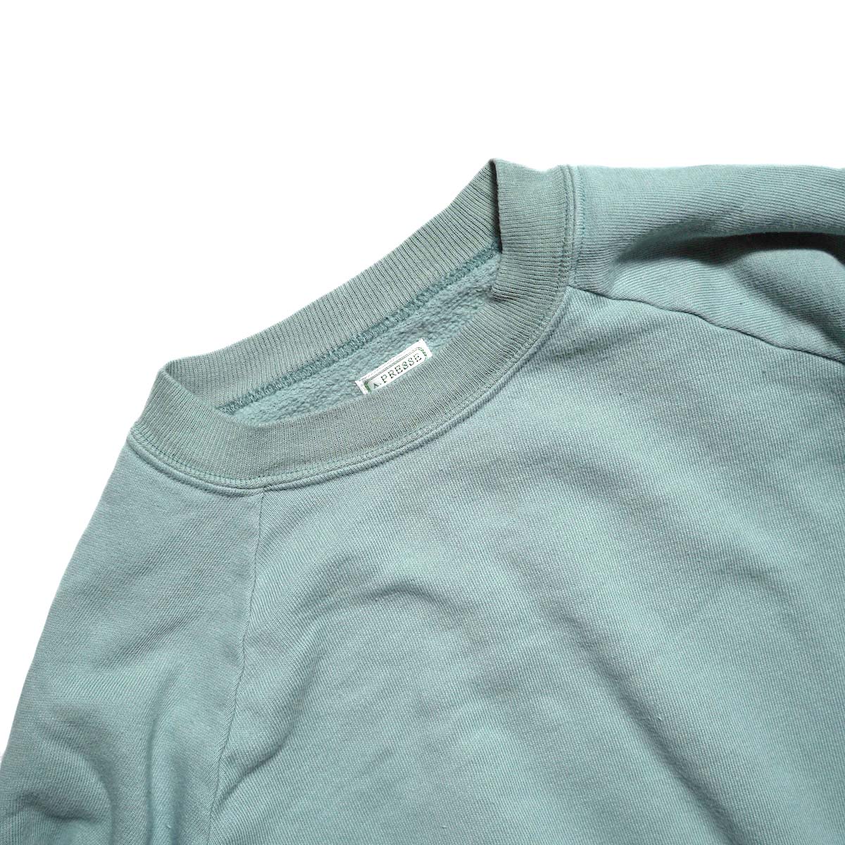 A.PRESSE / Vintage Light Weight Sweatshirt (Green)