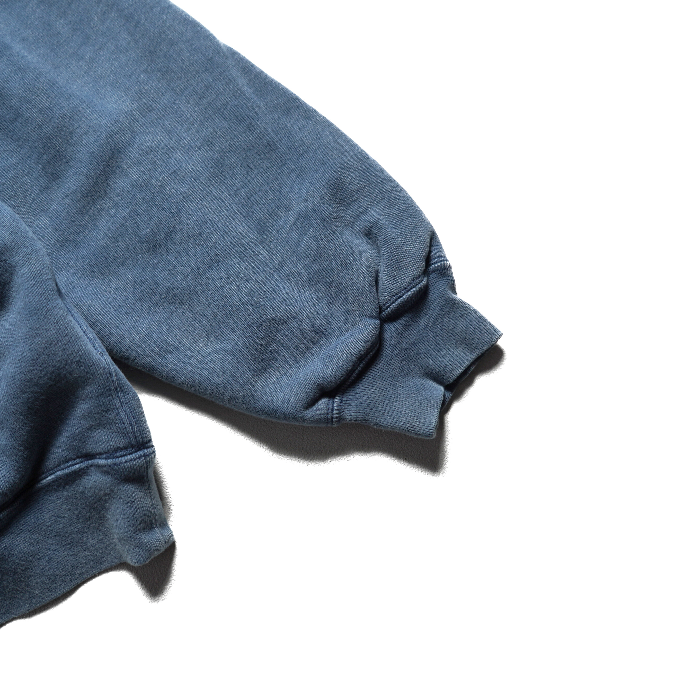 A.PRESSE / Vintage Attached Hood Sweat Parka (Blue)