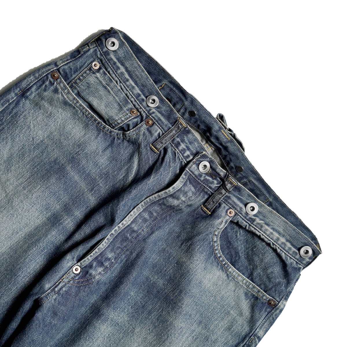 A.PRESSE / No.22 Washed Wide Denim Pants (indigo)