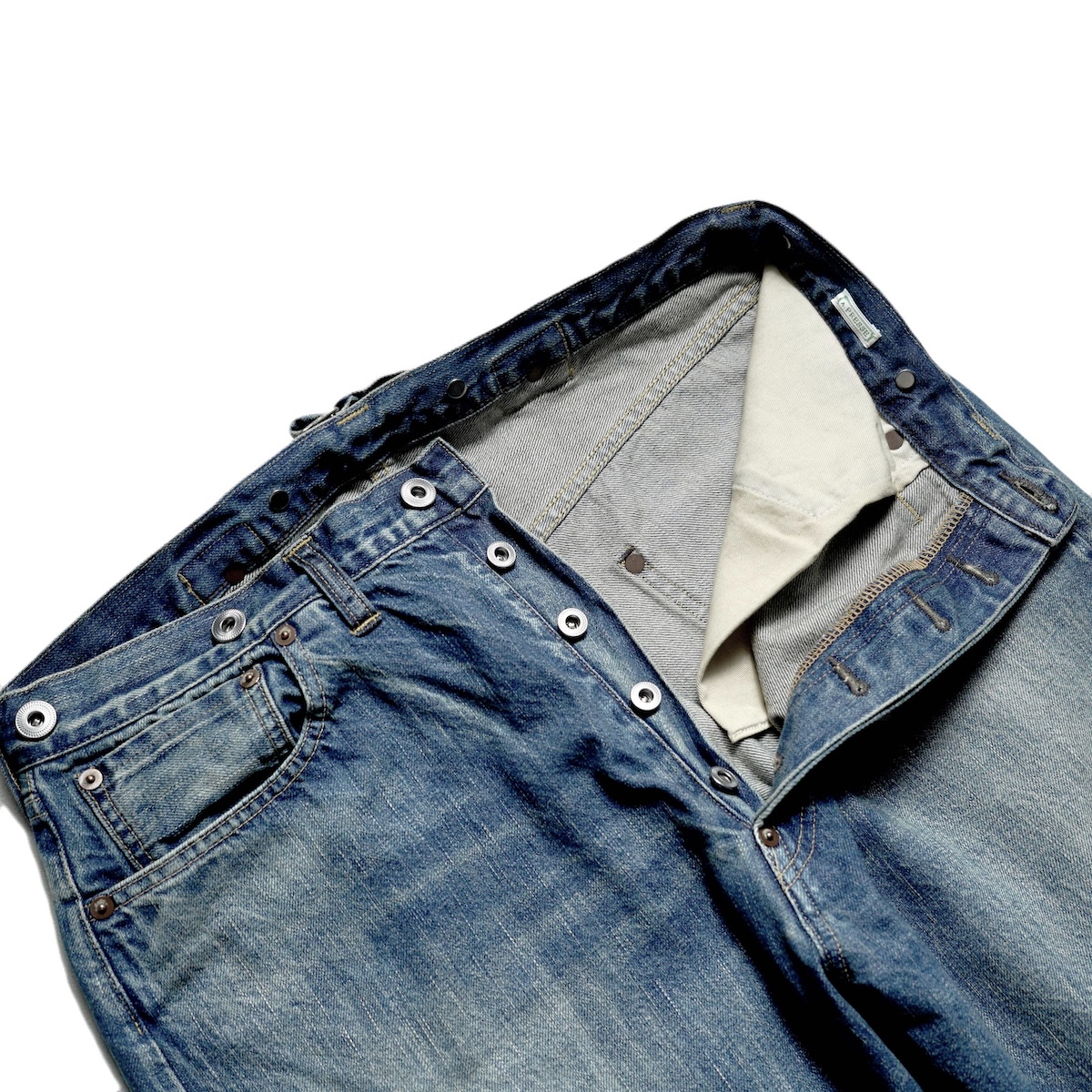 A.PRESSE / No.22 Washed Wide Denim Pants (indigo)