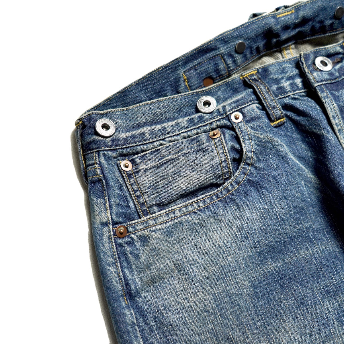 A.PRESSE / No.22 Washed Wide Denim Pants (indigo)