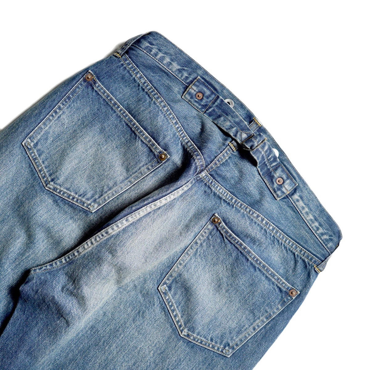 A.PRESSE / No.22 Washed Wide Denim Pants (indigo)