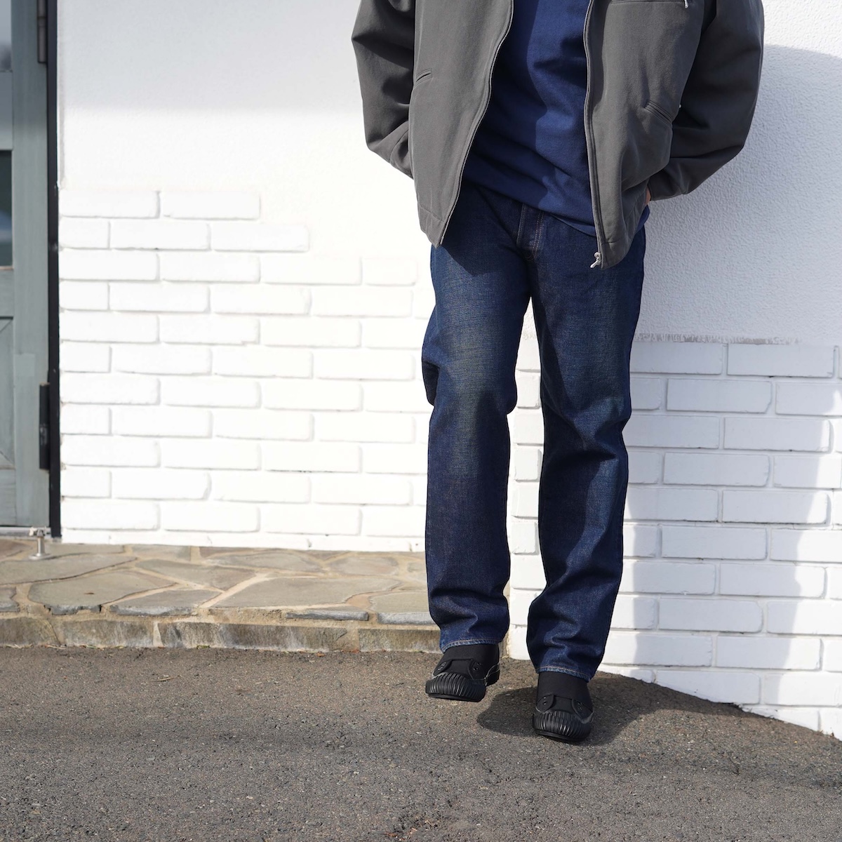 A.PRESSE / Washed Denim Pants E (Indigo)