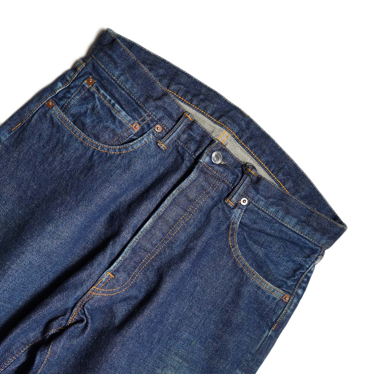 A.PRESSE / Washed Denim Pants E (Indigo)