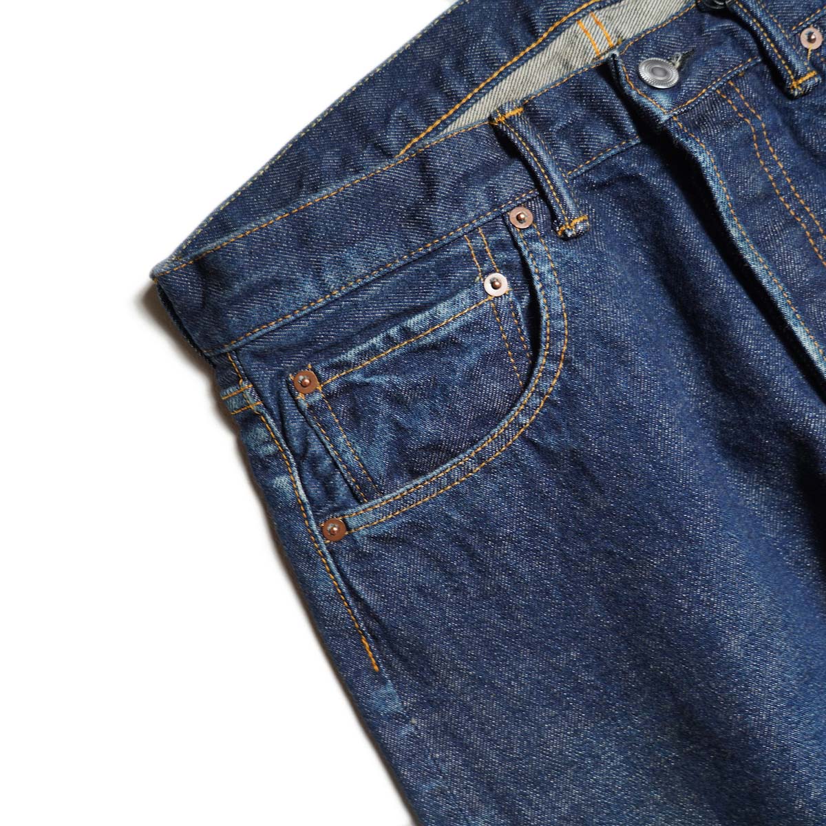 A.PRESSE / Washed Denim Pants E (Indigo)