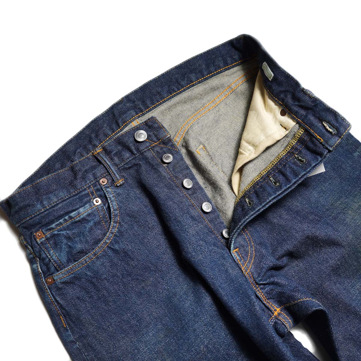 A.PRESSE / Washed Denim Pants E (Indigo)