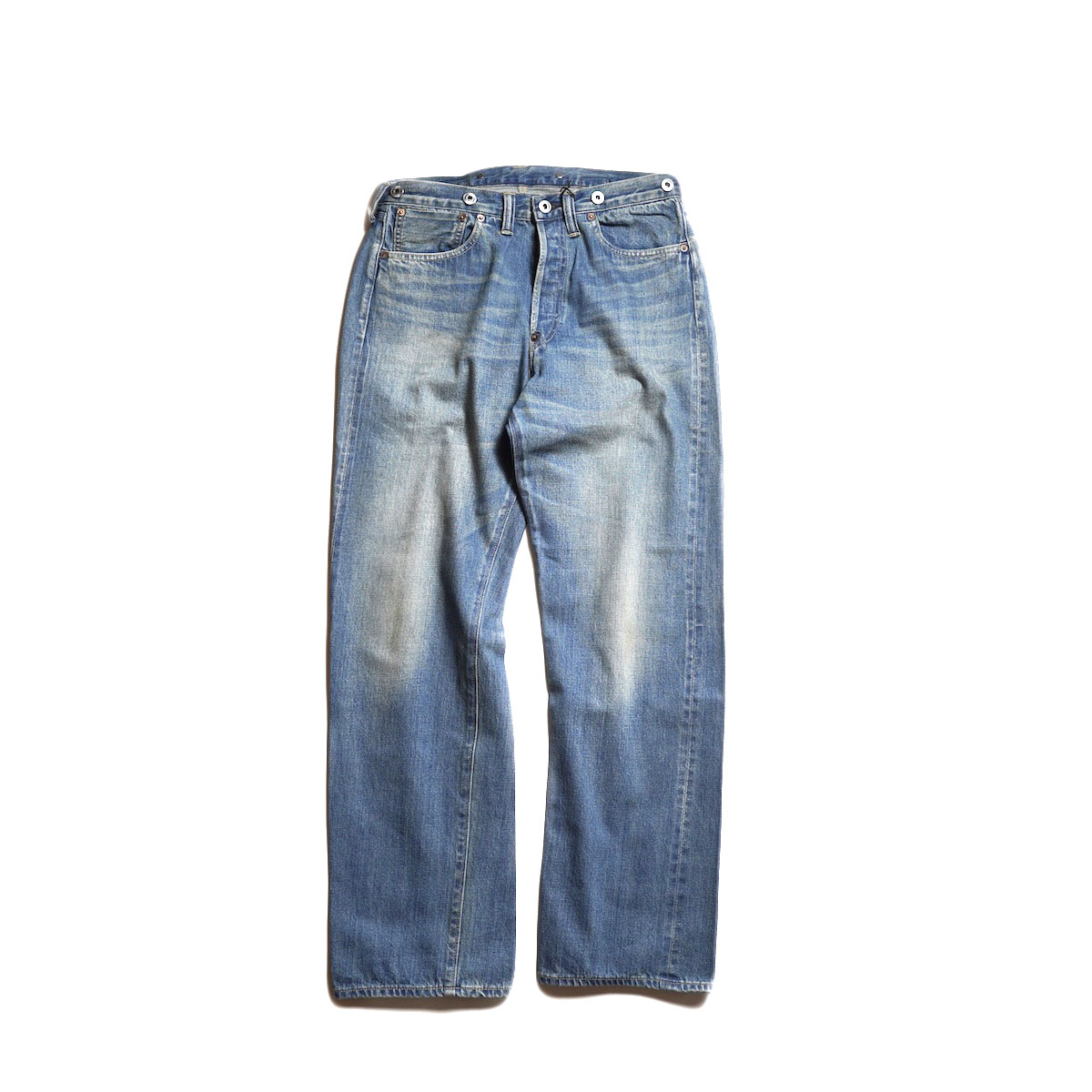 A.PRESSE / No.2 Washed Denim Pants (Indigo)