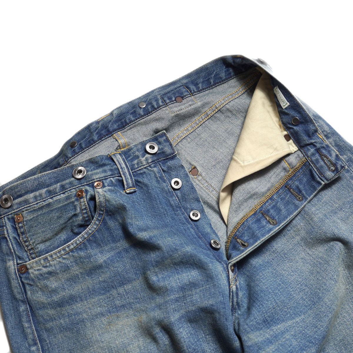 さ*パ様 アブレッセ a.presse No.2 Washed Denim Pa