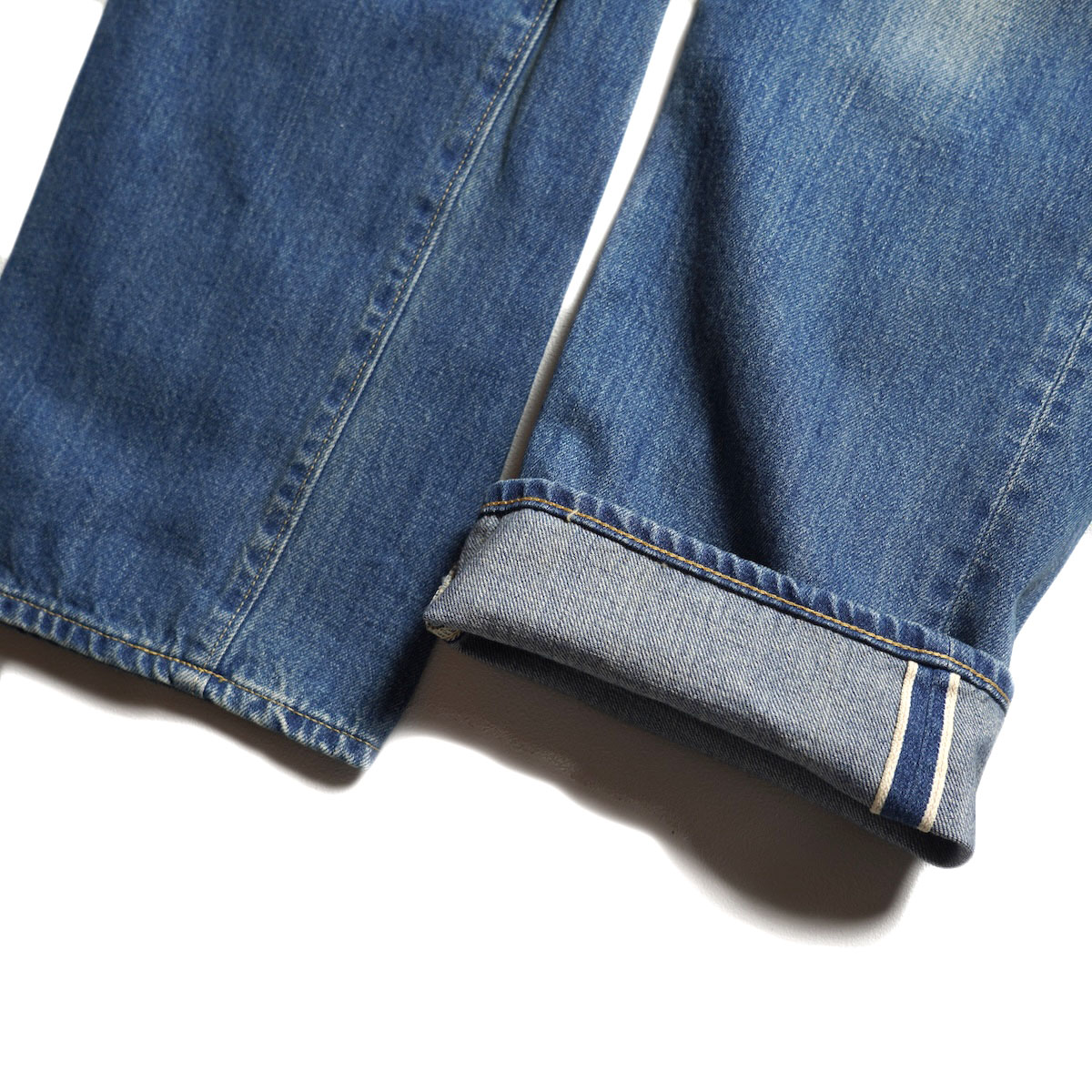 A.PRESSE / No.2 Washed Denim Pants (Indigo)