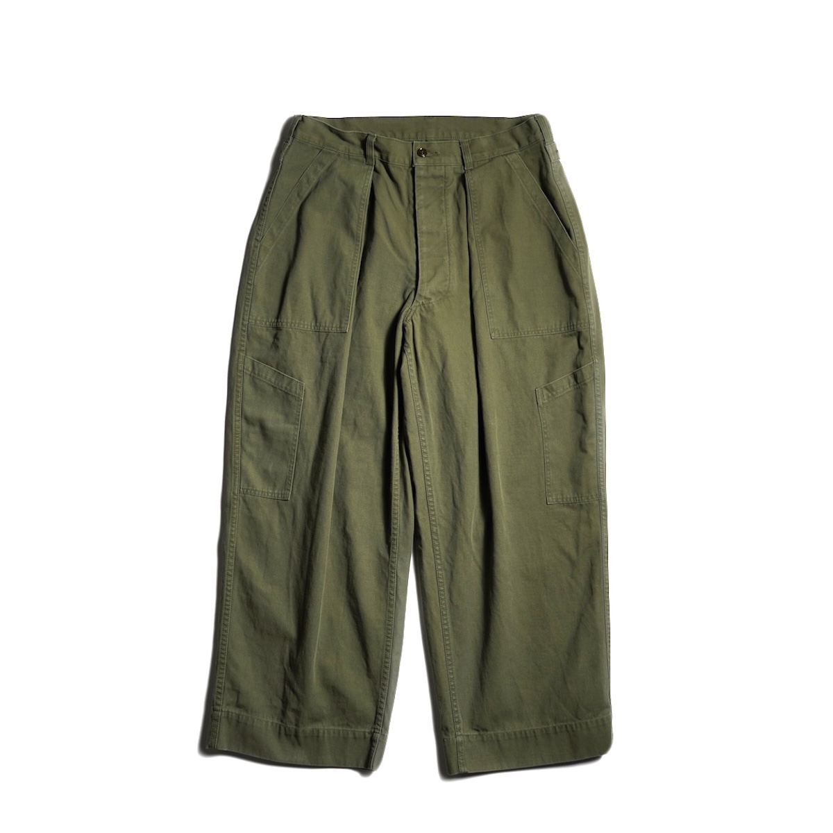 A.PRESSE / USAF Hemmed Bottoms (Olive)