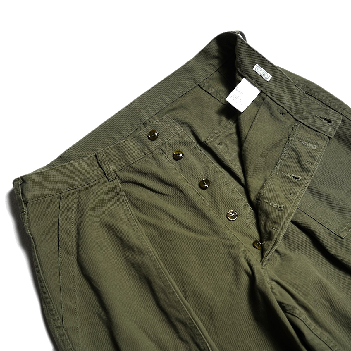 A.PRESSE / USAF Hemmed Bottoms (Olive)