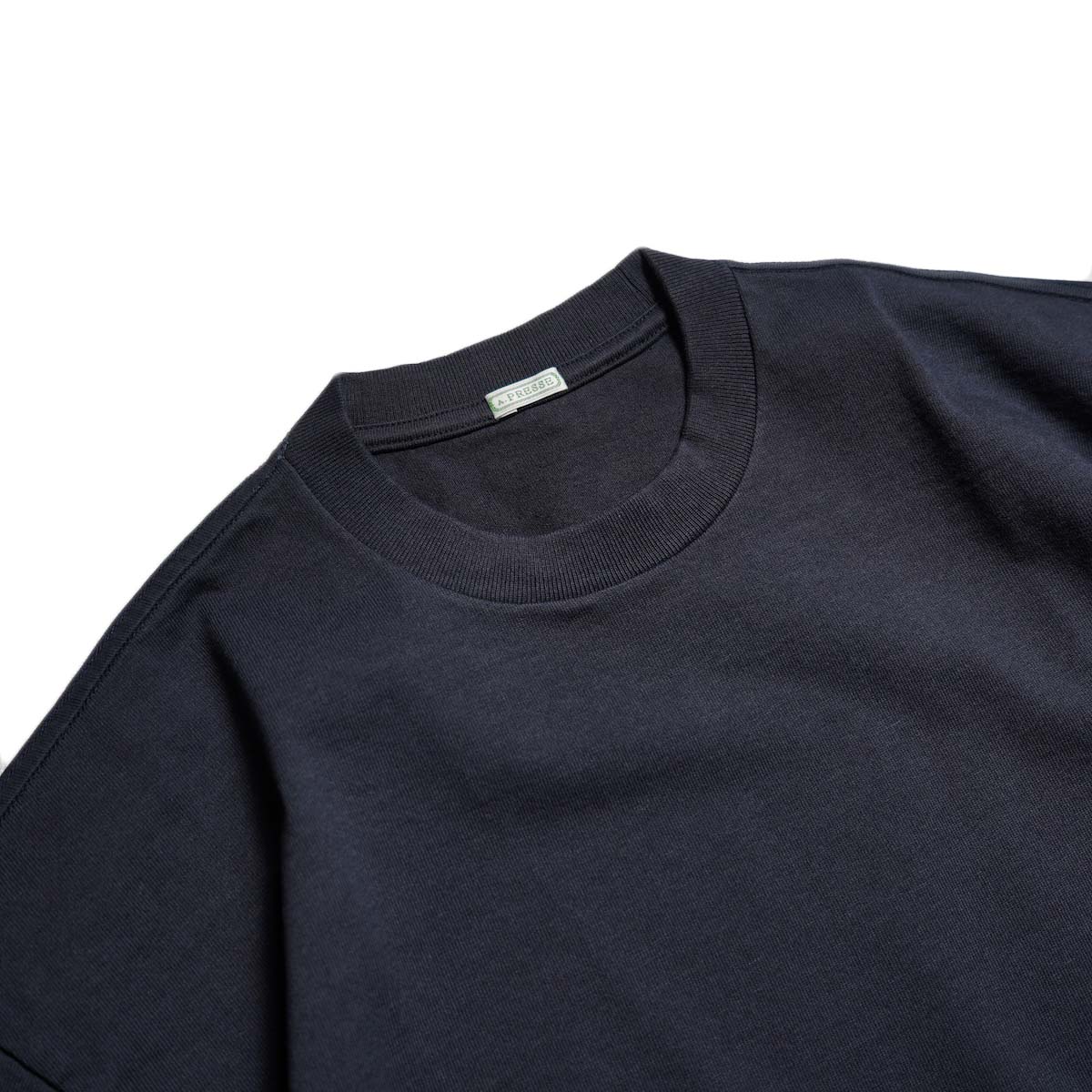 A.PRESSE / Heavy Weight T-Shirt (Navy)