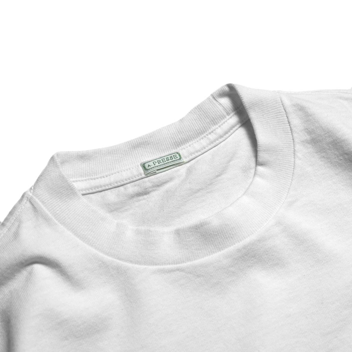 A.PRESSE / Heavy Weight T-Shirt (White)