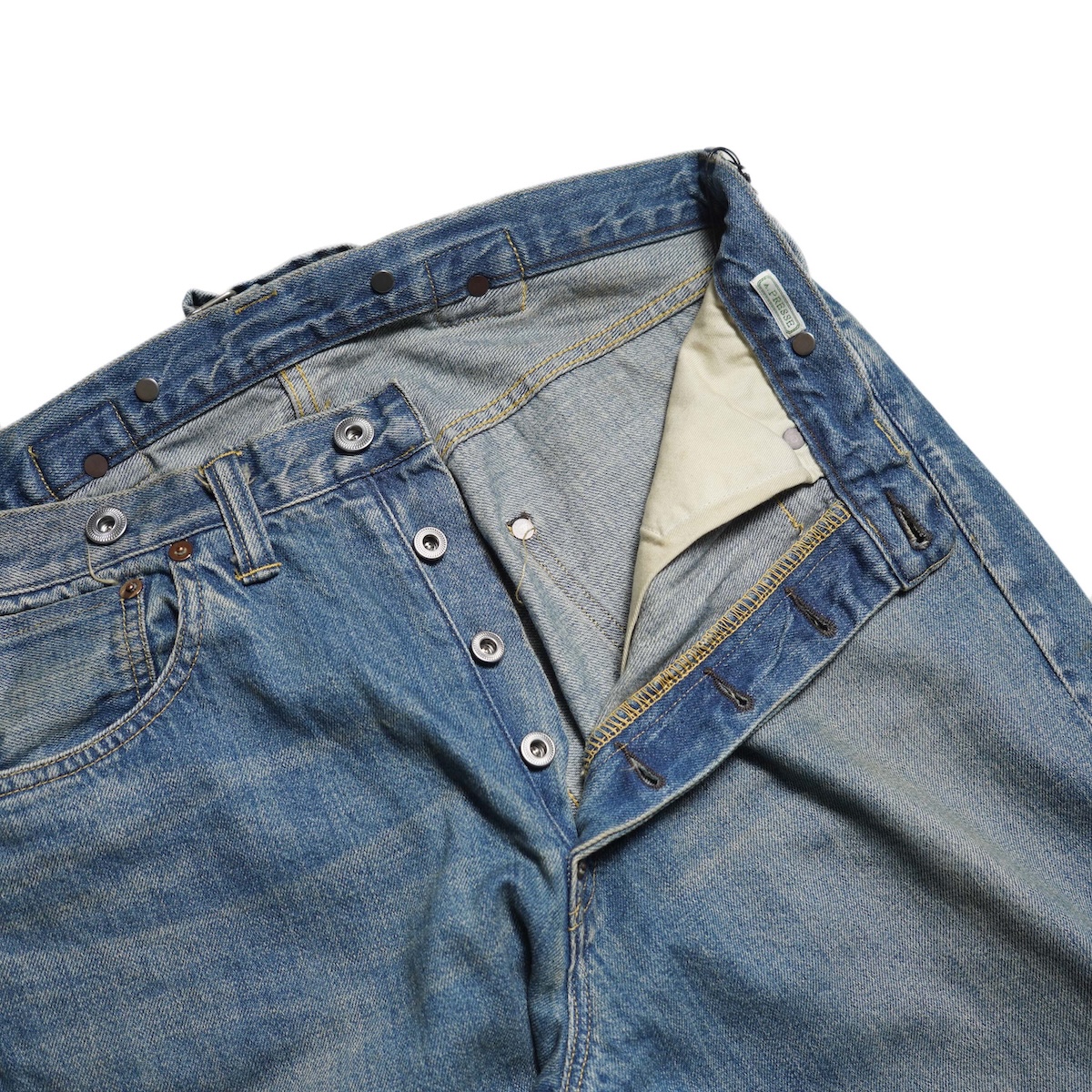 A.PRESSE / No.2 Washed Denim Pants (Indigo)