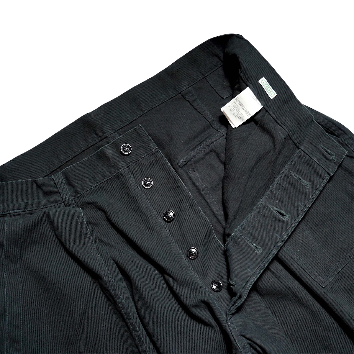 A.PRESSE / USAF Hemmed Bottoms (Black)