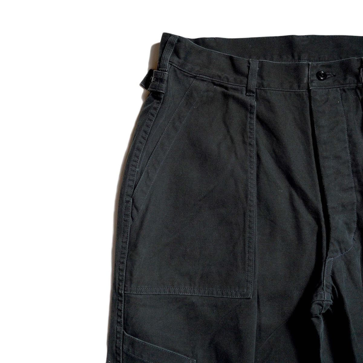 A.PRESSE / USAF Hemmed Bottoms (Black)
