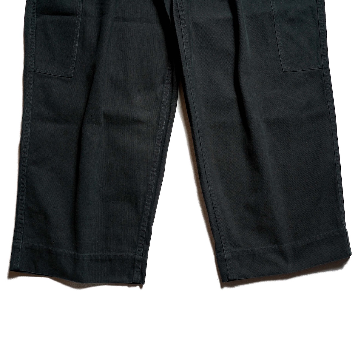 A.PRESSE / USAF Hemmed Bottoms (Black)