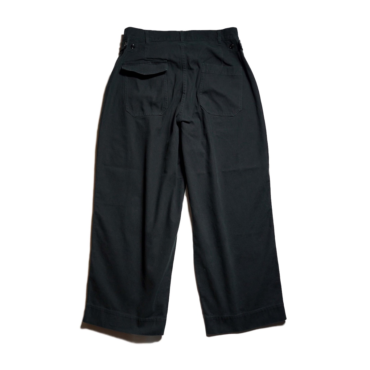 A.PRESSE / USAF Hemmed Bottoms (Black)