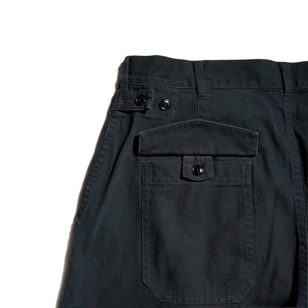 A.PRESSE / USAF Hemmed Bottoms (Black)