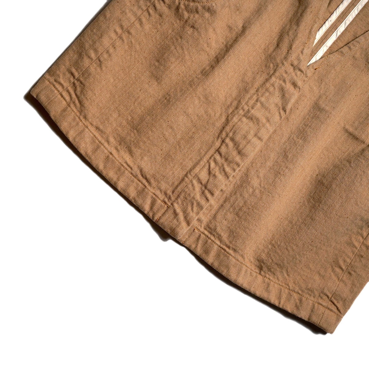ARCHI / 13oz DENIM VEST (Beige) 裾