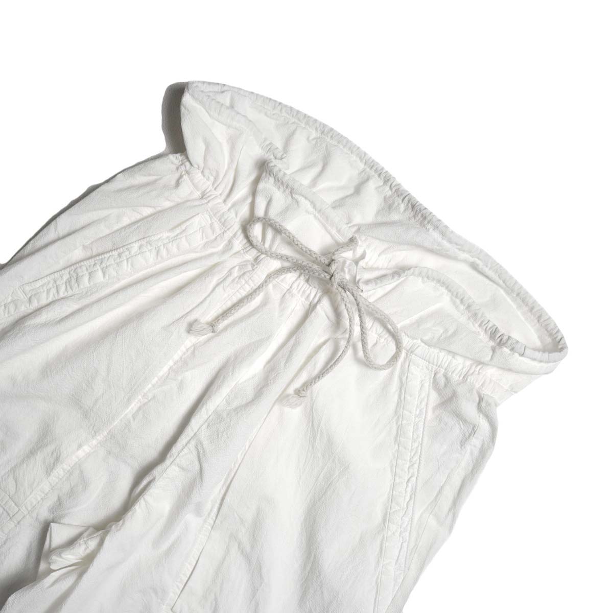 ARCHI / CORDLANE PANTS (White) ウエスト