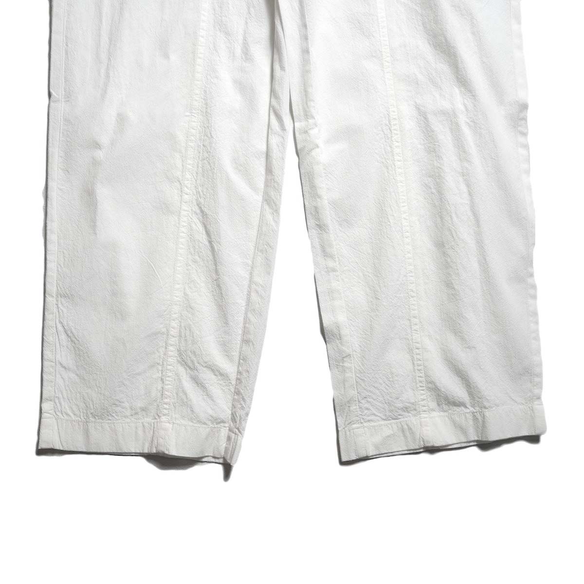 ARCHI / CORDLANE PANTS (White) 裾