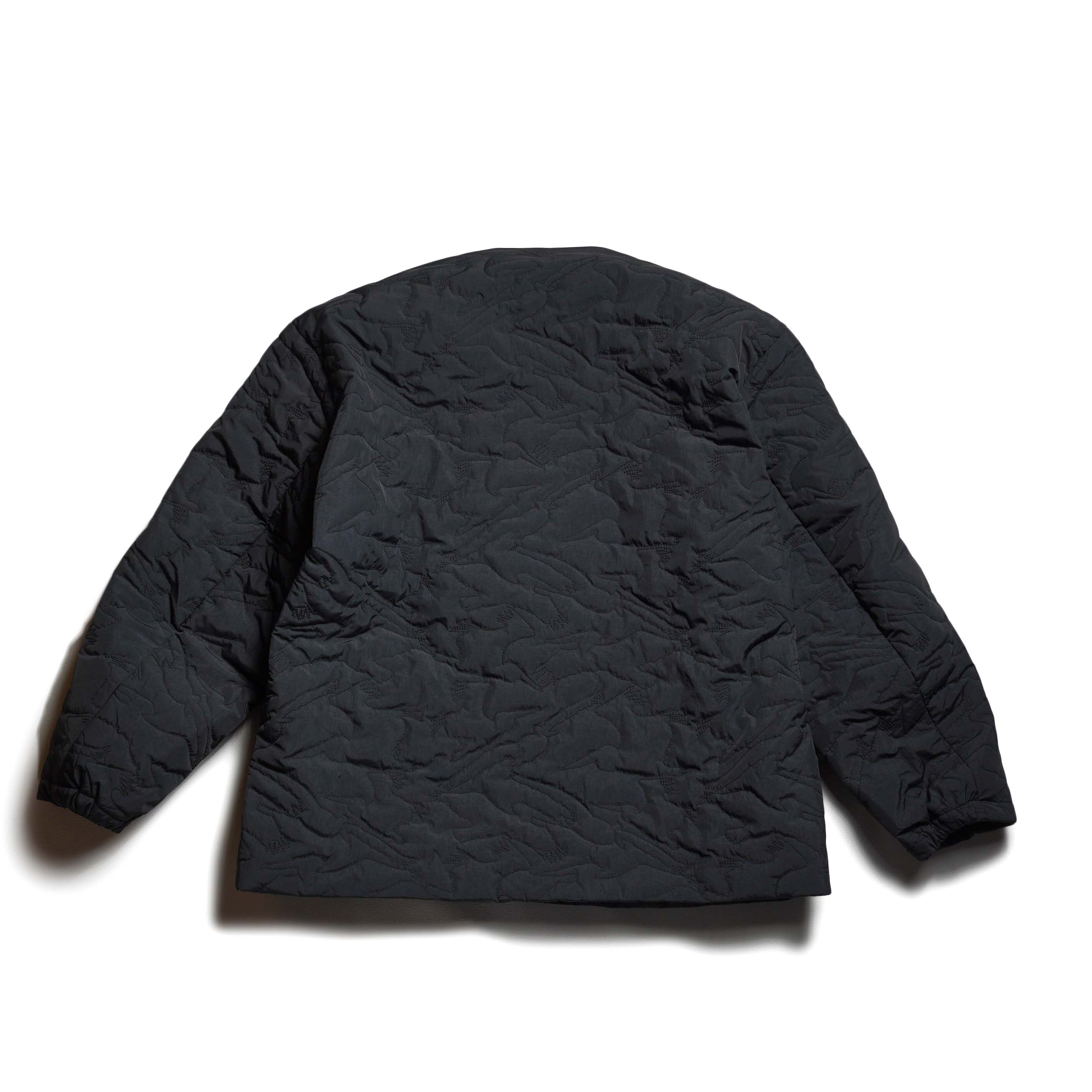 ARCHI / BIRD QUITED JACKET (Black) 背面